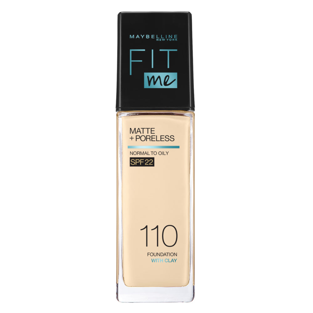 Maybelline Fit Me Matte + Poreless Liquid Foundation 110 Porcelain 30 ML