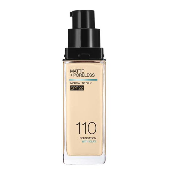 Maybelline Fit Me Matte + Poreless Liquid Foundation 110 Porcelain 30 ML