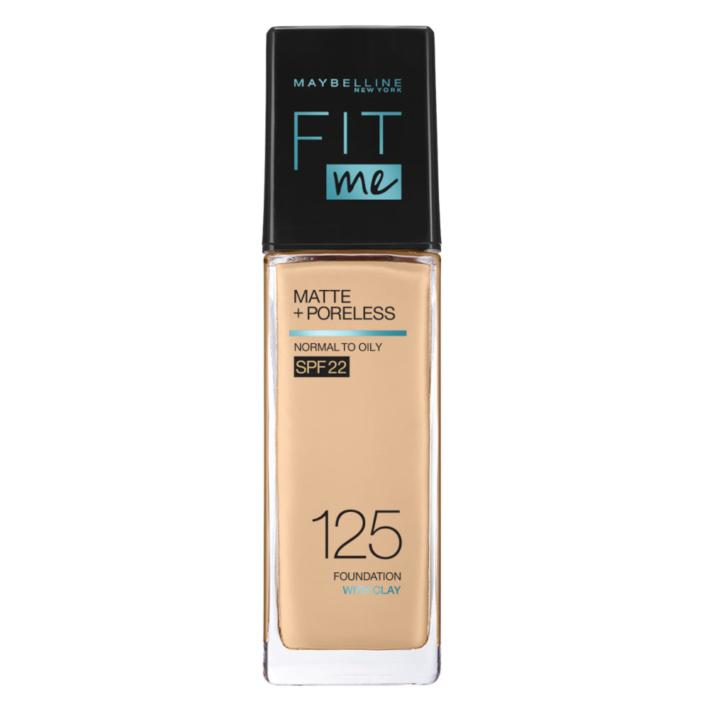 Maybelline Fit Me Matte + Poreless Liquid Foundation 125 Nude Beige 30 ML