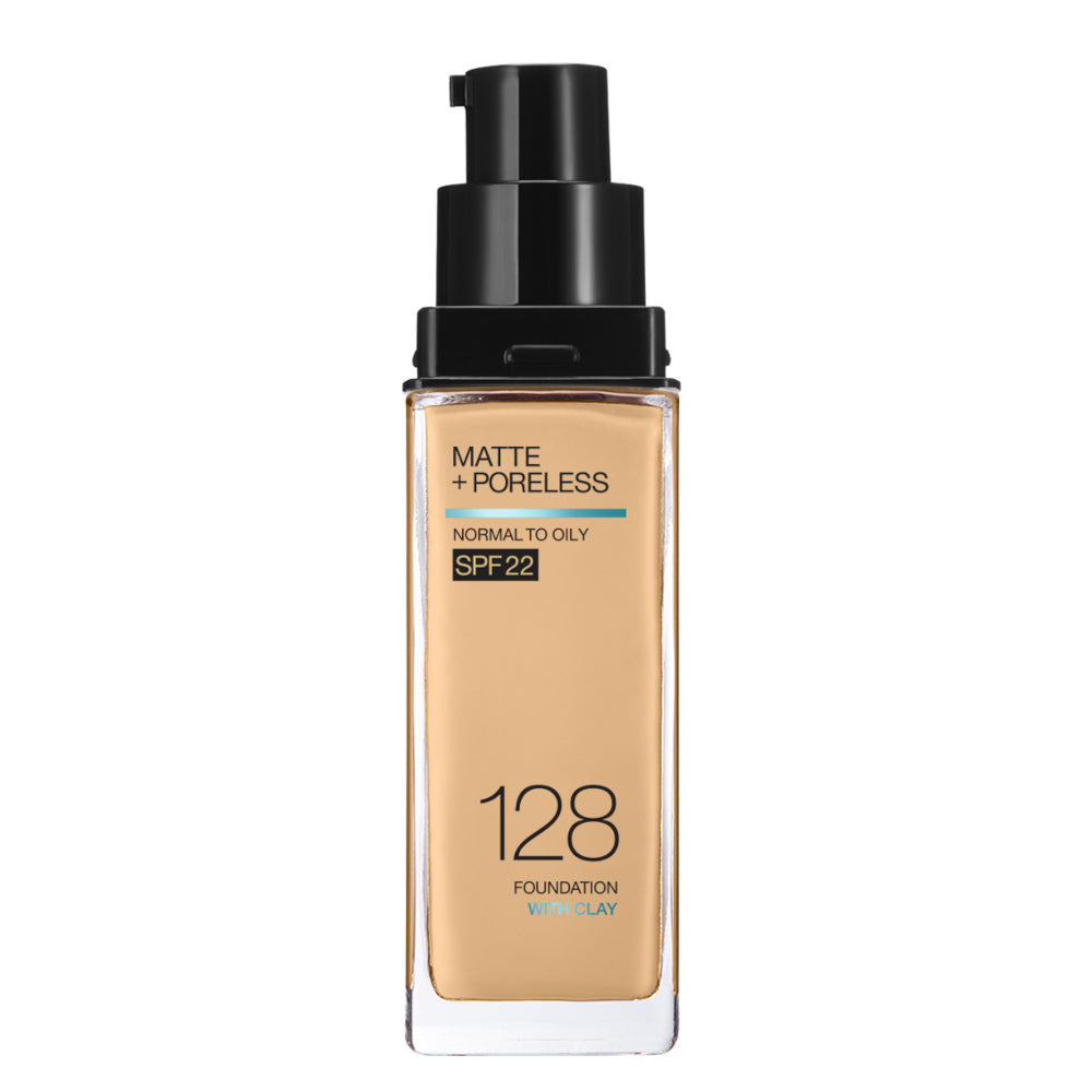 Maybelline Fit Me Matte + Poreless Liquid Foundation 128 Warm Nude 30 ML