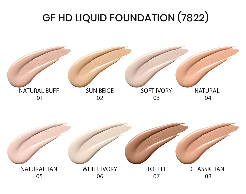 Glamorous Face HD Liquid Foundation Sweat Proof