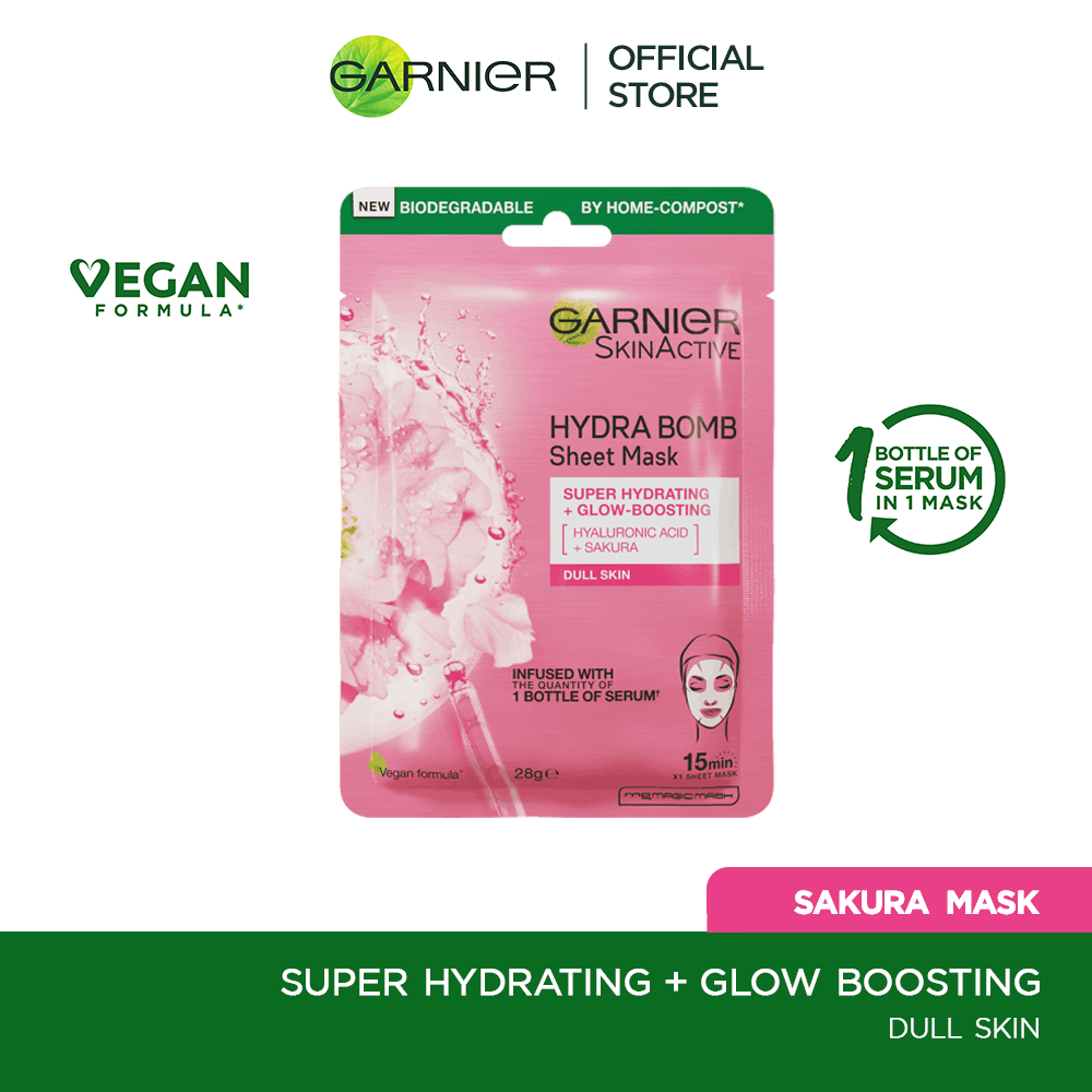 Garnier Skin Active Hydra Bomb Sakura Tissue Face Mask 28 G