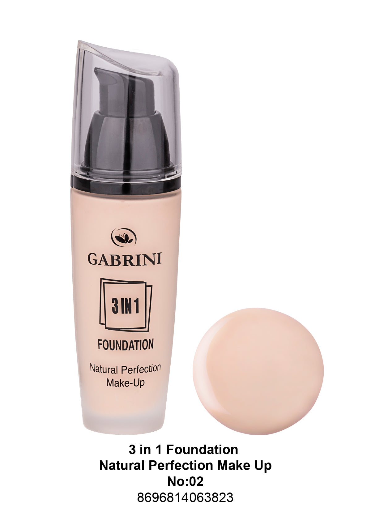 Gabrini 3 In 1 Foundation (Natural Perfection Makeup)