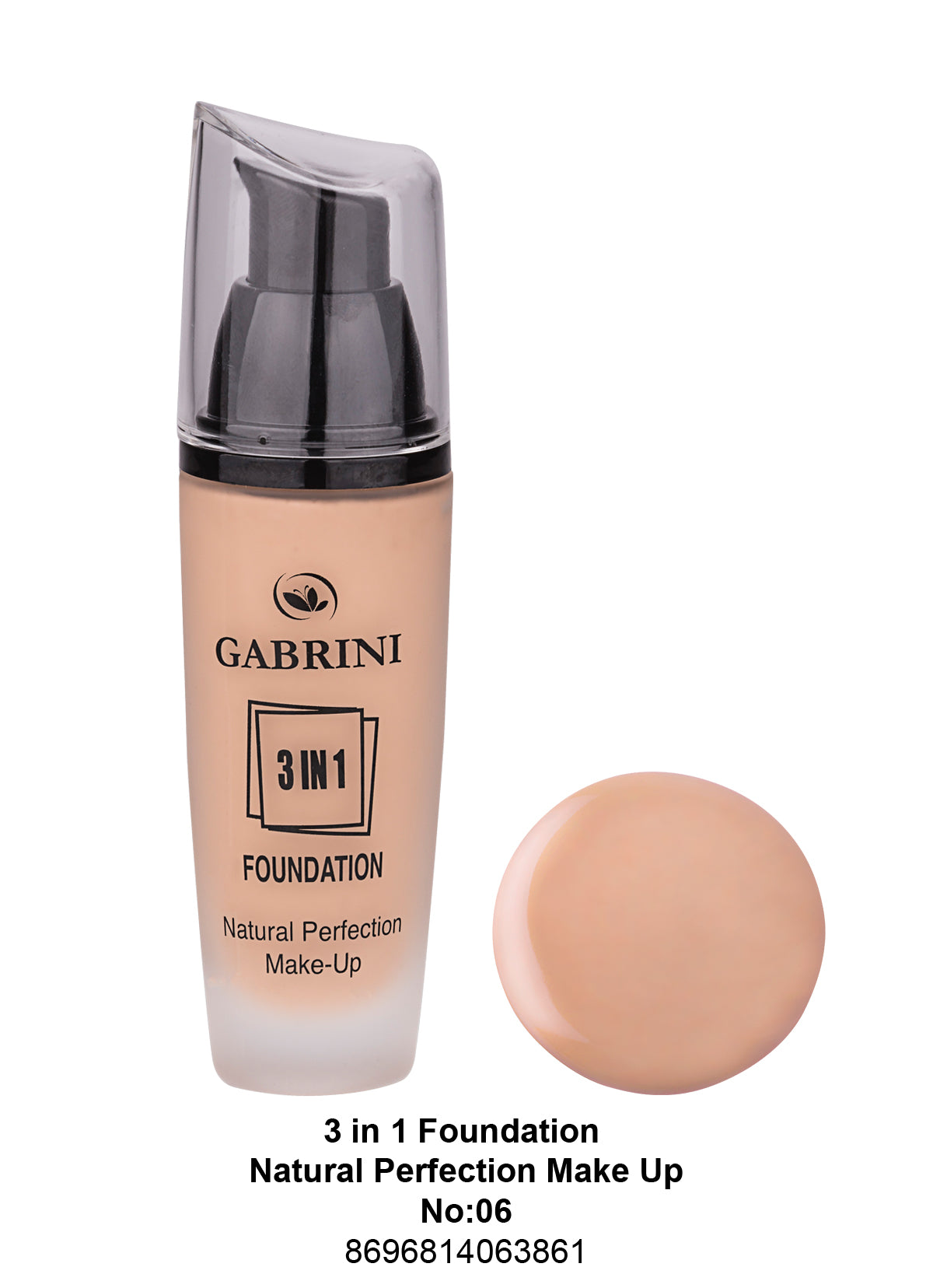 Gabrini 3 In 1 Foundation (Natural Perfection Makeup)