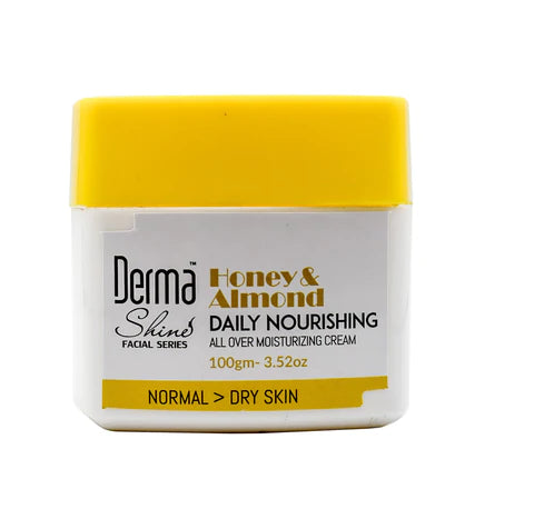 Derma Shine Honey & Almond Daily Nourishing Moisturizing Cream 100 GM