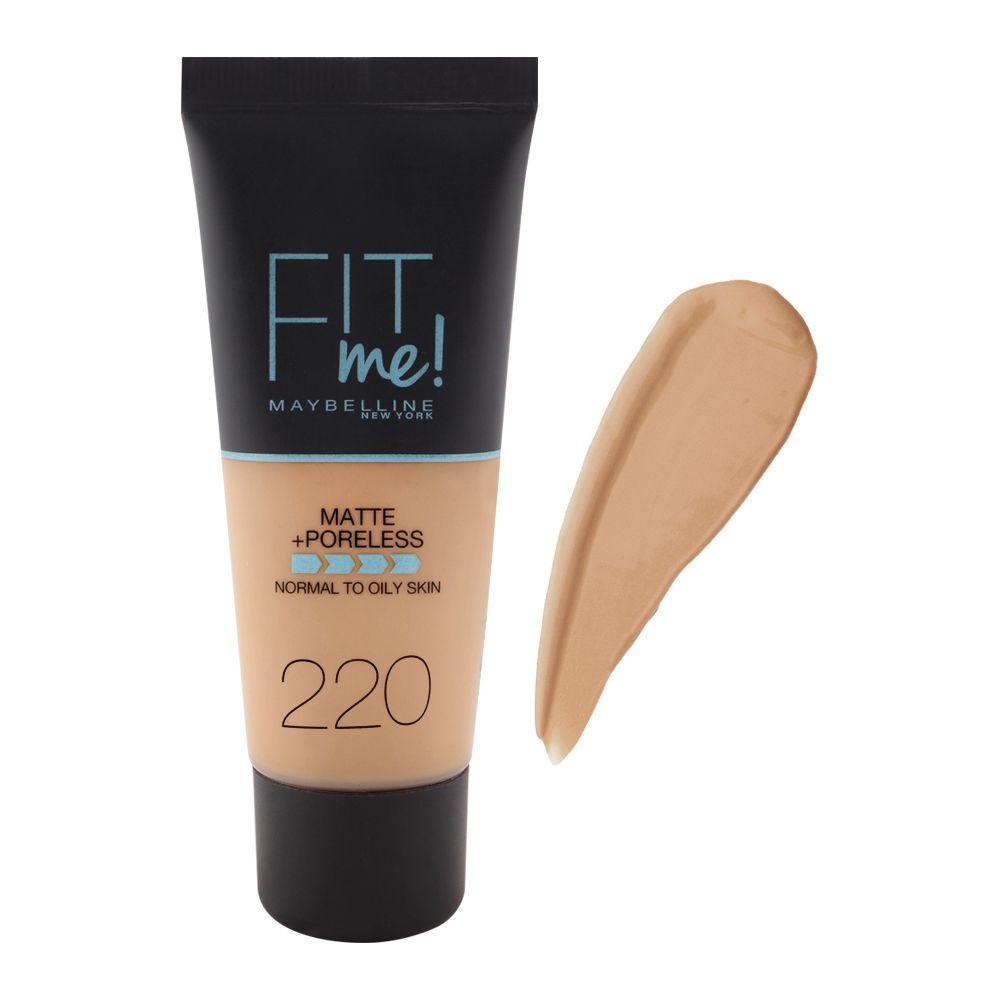 Clearance Maybelline New York Fit Me Matte + Poreless Foundation 220