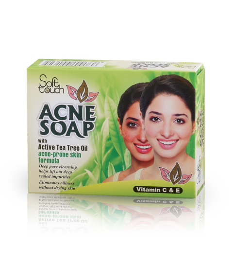 Soft Touch Acne Soap with Active Tea Tree Oil 115 GM