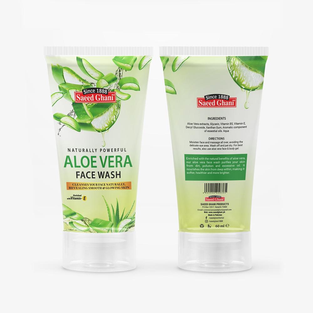 Saeed Ghani Aloe Vera Face Wash 60 ML