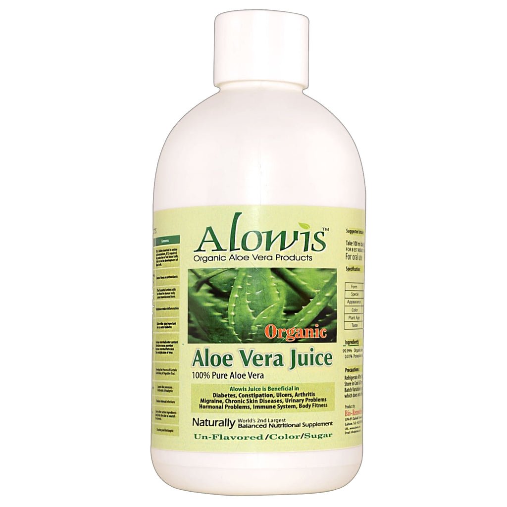 Alowis Organic Whole Leaf Aloe Vera Juice