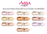 Aqua Color Line Matte Finish HD Loose Powder