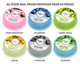 Aqua Color Line Nail Polish Remover Pads 40 Pieces