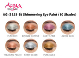 Aqua Color Line Shimmer Eyeshadow Eye Shimmering Paint