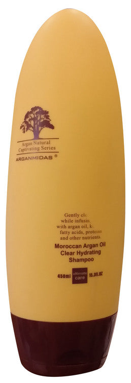 Arganmidas Moroccan Argan Oil Clear Hydrating Shampoo 450 ML