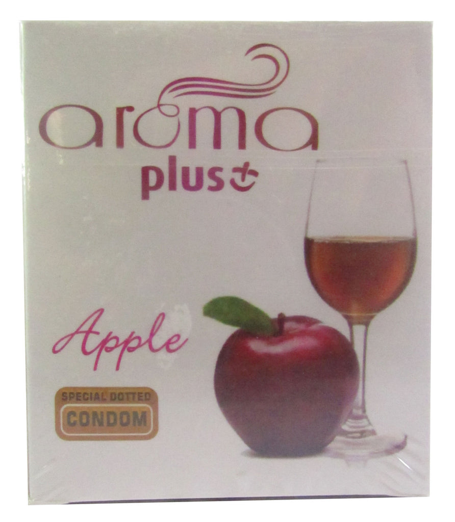 Aroma Plus Apple Special Dotted Condom 3 Piece