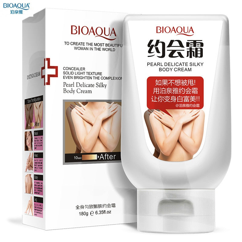Bioaqua Pearl Delicate Silky Body Cream 180 GM