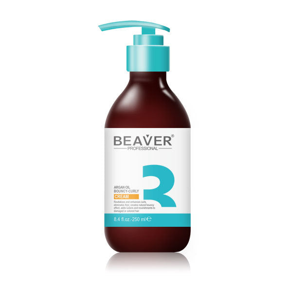 Beaver Argan Oil Bouncy Curly Cream 250 ML