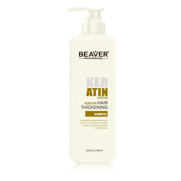 Beaver Keratin Hair Thickening Shampoo 410 ML