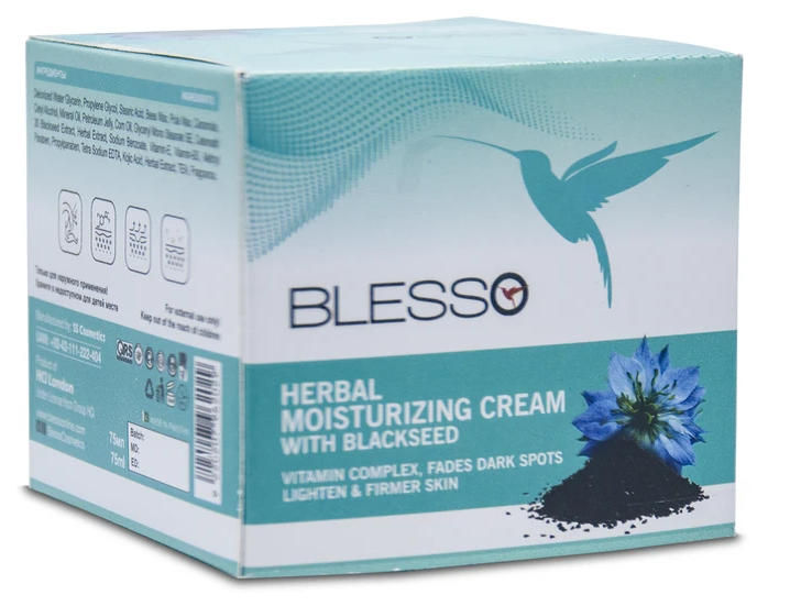 Blesso Herbal Moisturizing Cream with Blackseed
