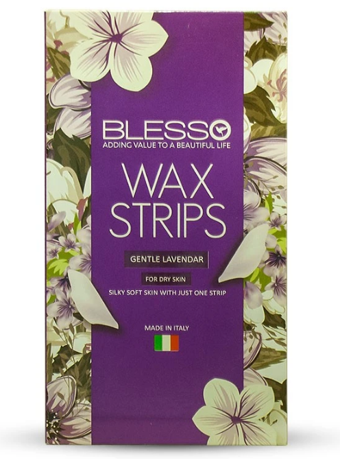 Blesso Waxing Strips ( Gentle Lavender ) for Dry Skin
