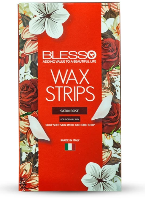 Blesso Waxing Strips ( Satin Rose ) for Dry Skin