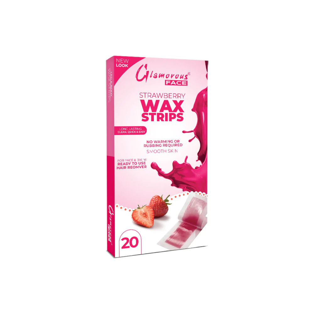 Glamorous Face Body Wax Strips 4 Flavors