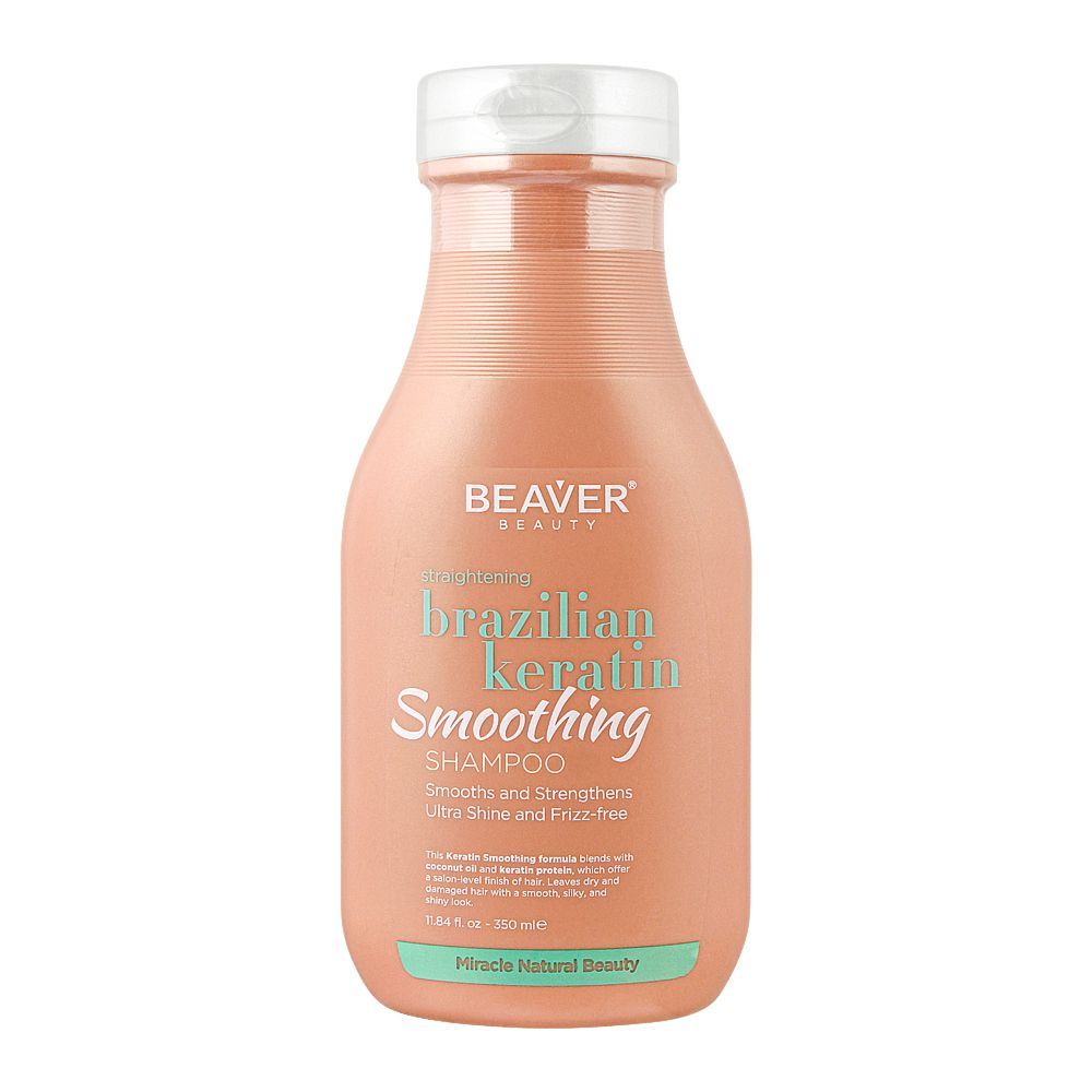 Beaver Brazilian Keratin Smoothing Shampoo 350 ML