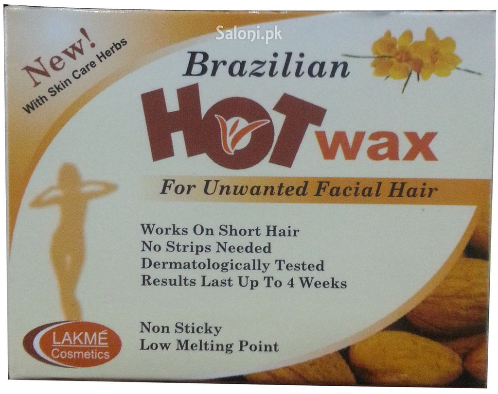 Brazilian Hot Wax For Unwanted Facial Hair Almond (White)