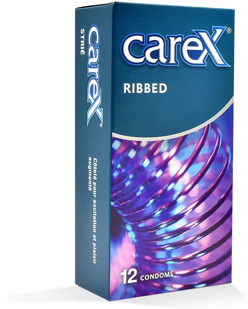 Carex Ribbed 12 Condoms