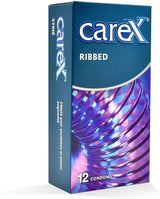 Carex Ribbed 12 Condoms