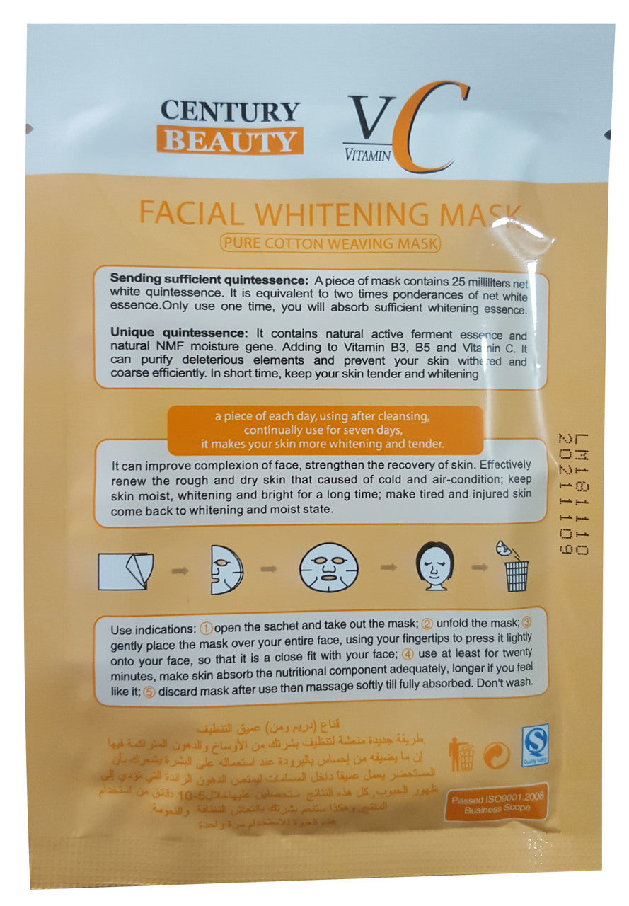 Century Beauty Vitamin C Facial Whitening Mask