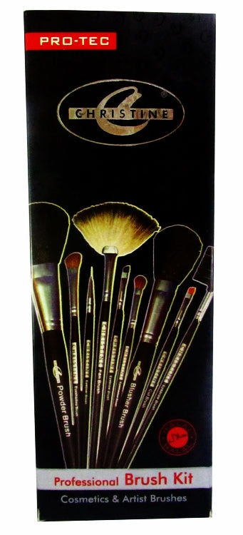 Christine Artistic Brush Kit Small 9 Piece