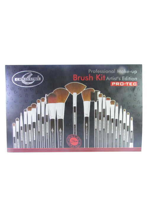 Christine Professional Artistic Makeup Brush Kit Large 23 Pieces