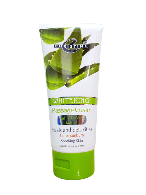 Christine Whitening Massage Cream With Aloe Vera Extract 150 GM