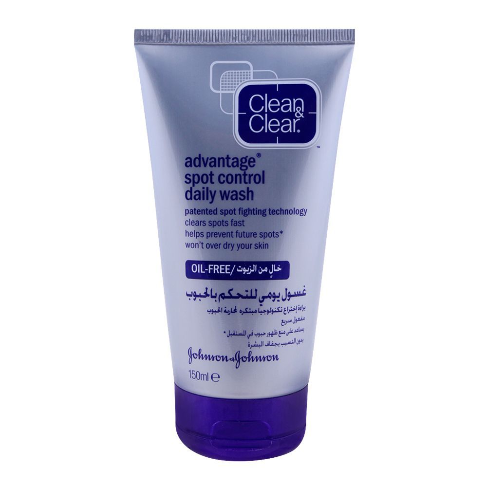 Clean & Clear Advantage Spot Control Daily Face Wash Oil Free 150 ML