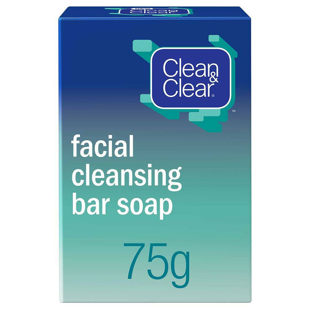 Clean & Clear Facial Cleansing Bar Soap 75 GM