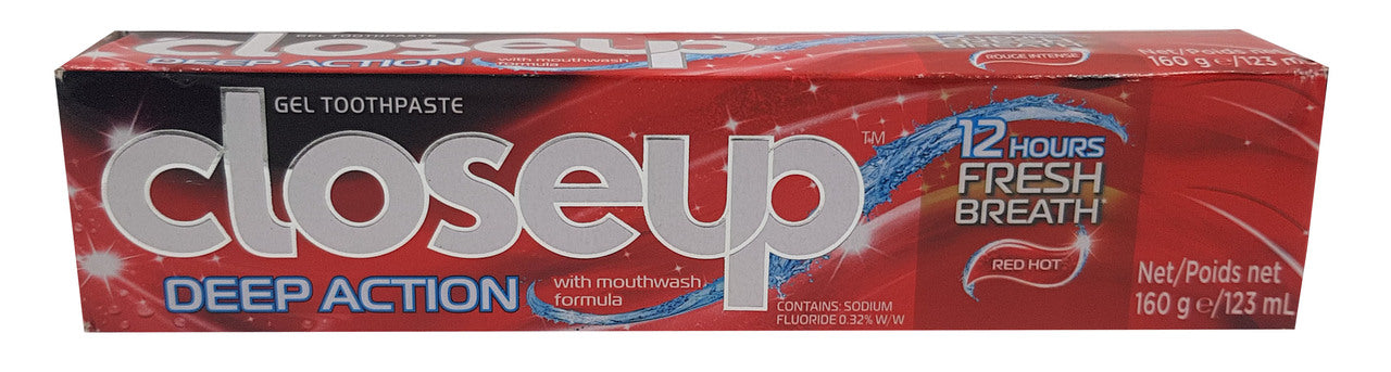 Close Up Deep Action Fresh Breath 160 GM