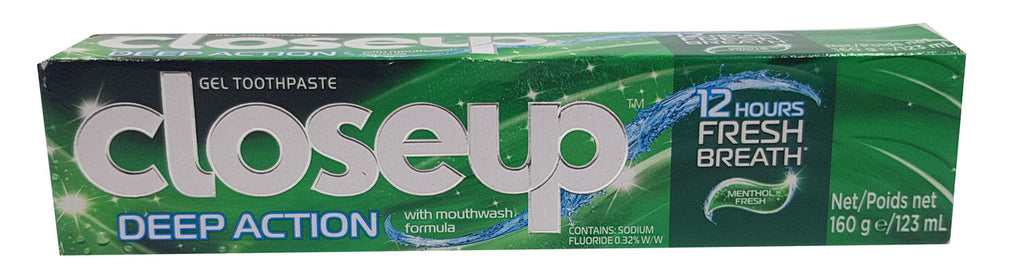 Closeup Deep Action Menthol Fresh Toothpaste 160 GM