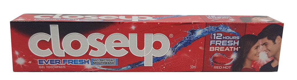 Closeup Deep Action Red Hot Toothpaste