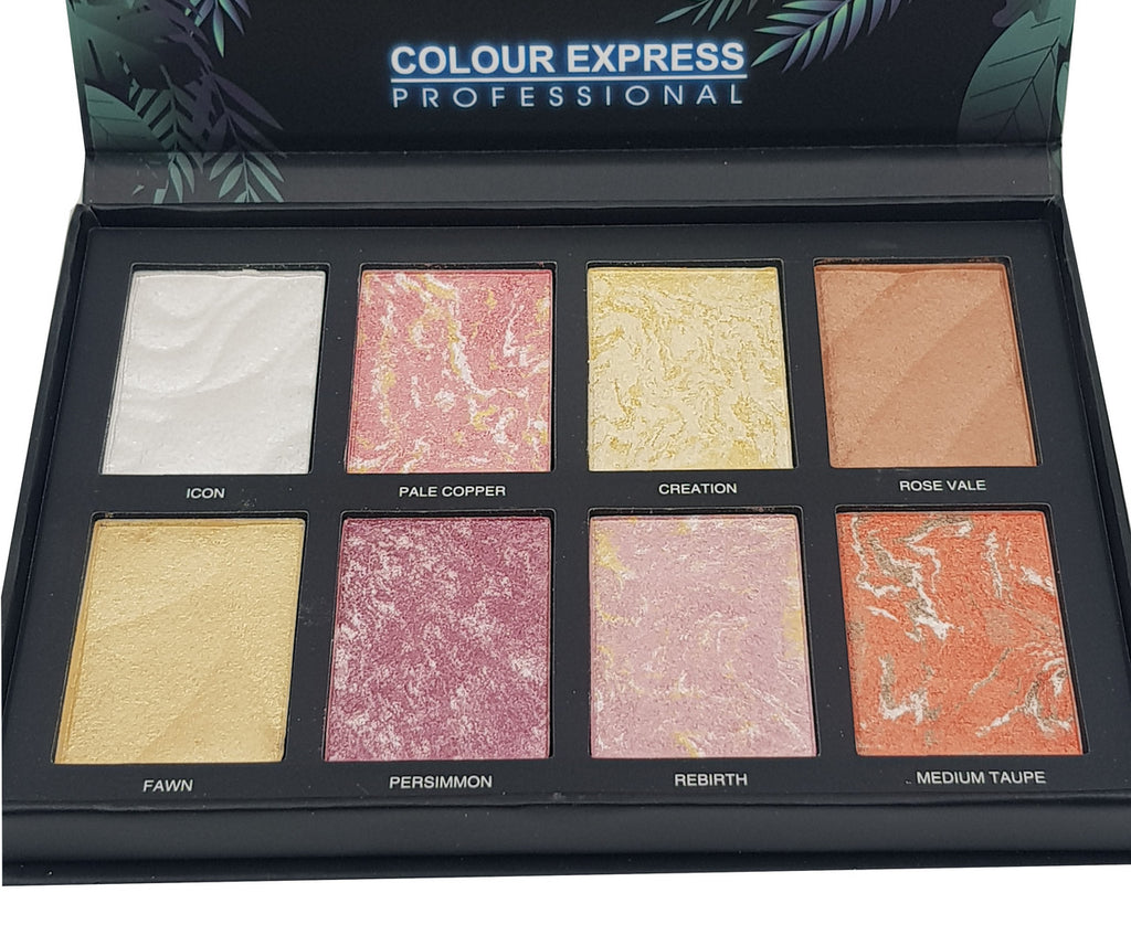 Color Express Beauty ( 8 Color ) Baked Blush - ( A )