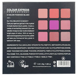 Color Express Ultimate Fashion Blush 9 Color - ( A )