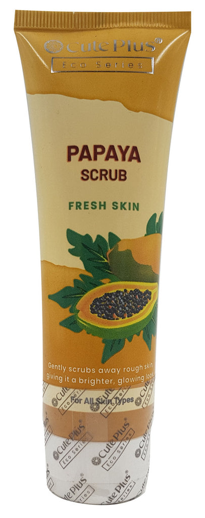 Cute Plus Papaya Scrub Fresh Skin 100 ML