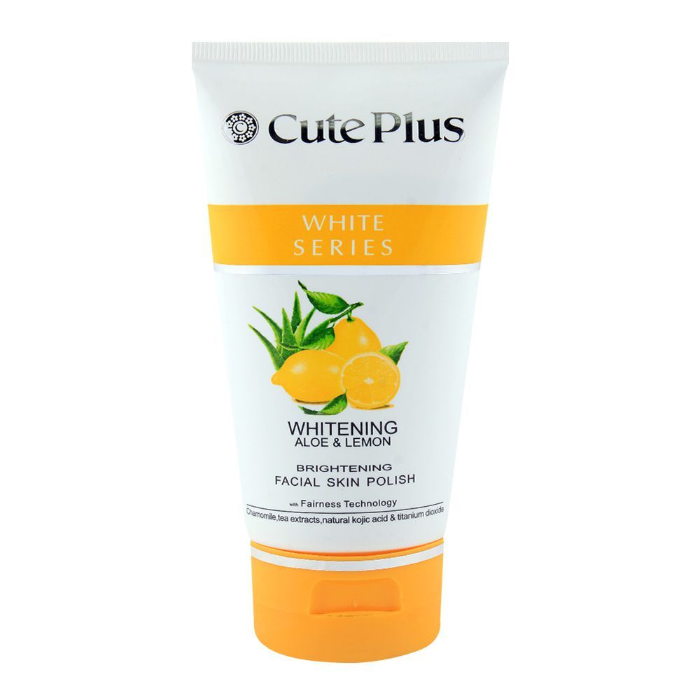 Cute Plus Whitening Aloe And Lemon Facial Skin Polish 150 ML