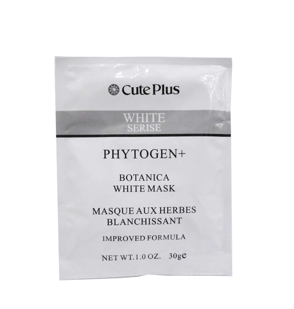 Cute Plus Phytogen+ Botanica White Mud Mask 30 GM