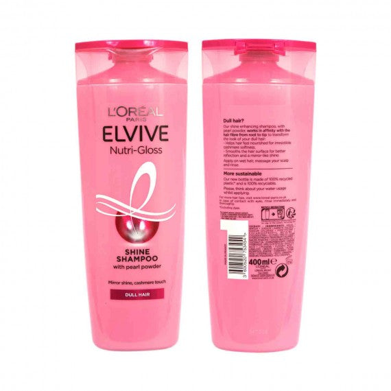 L'Oreal Elvive Nutri-Gloss Shine Shampoo 337 ML