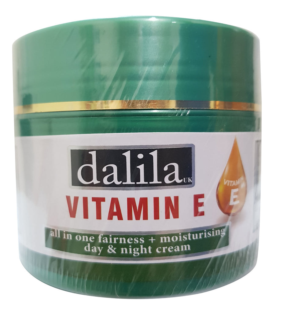 Dalila UK Vitamin E Fairness + Moisturising Day & Night Cream 200 GM