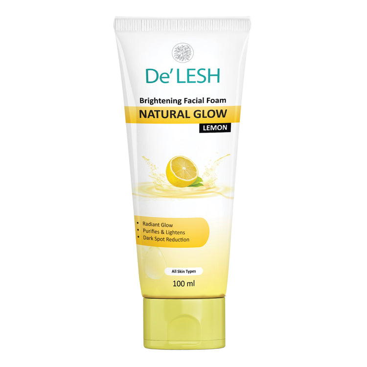 De'Lesh Brightening Facial Foam Lemon Face Wash 100 ML