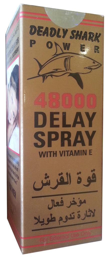 Deadly Shark Power 48000 Delay Spray with Vitamin E 40 ML