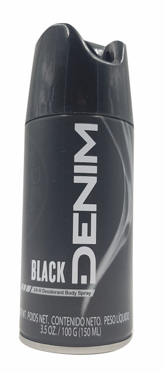 Denim ( Black ) 24-H Deodorant Body Spray for Men 150ml