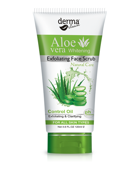 Derma Clean Aloevera Whitening Exfoliating Face Scrub 120 ML
