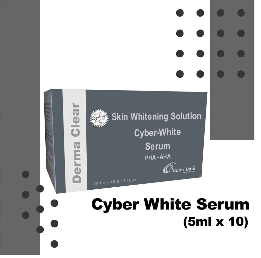 Derma Clear Skin Whitening Solution Cyber-White Serum (5ml x 10) Pack